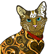 Download Cats Color by Number: Glitter + Oil Painting Book 2.5 Apk for android