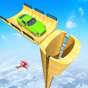 Download Mega Ramp Race - Flying Car Stuntman Ramp Racing 4.1 and up Apk for android