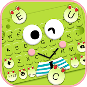 Download Cartoon Green Frog Keyboard Theme 1.0 Apk for android