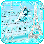 Download Diamond Paris Butterfly Keyboard Theme 5.3 Apk for android