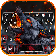 Download Flaming Wolf Keyboard Theme 1.0 Apk for android