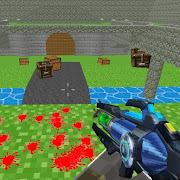 Download Paintball shooting war game: blocky gun paintball 1.19 Apk for android