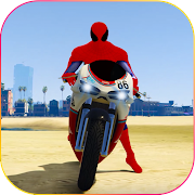 Download Superhero Tricky bike race (kids games) 1.11 Apk for android
