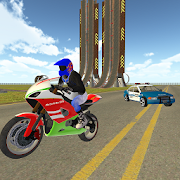 Download Bike Rider VS Cop Car - Police Chase & Escape Game 1.19 Apk for android