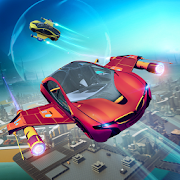 Download Futuristic Flying Car Racer 1.5 Apk for android