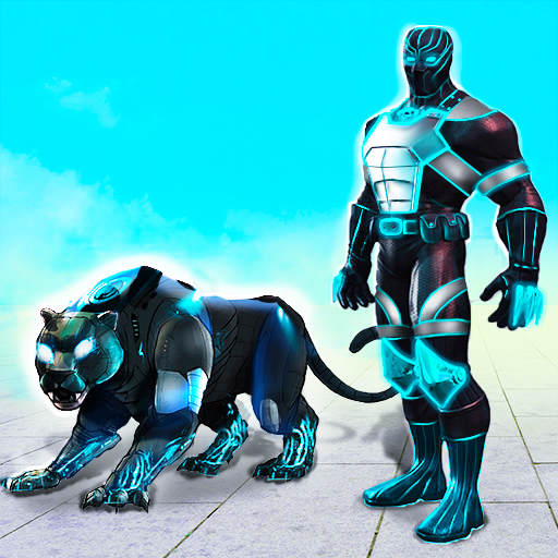 Download Flying Panther Robot Hero Game 3.5 Apk for android
