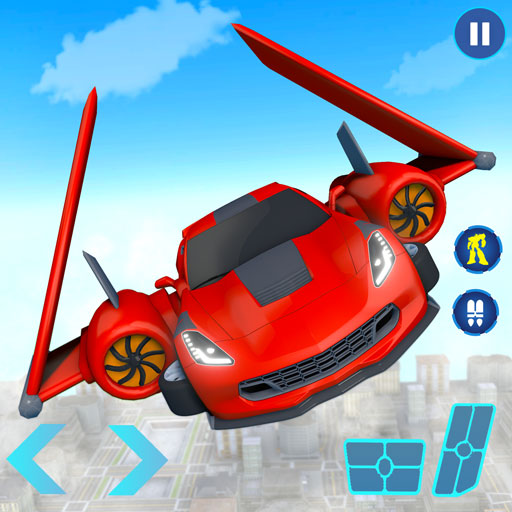 Download Flying Car Robot Police Car 1.0.7 Apk for android