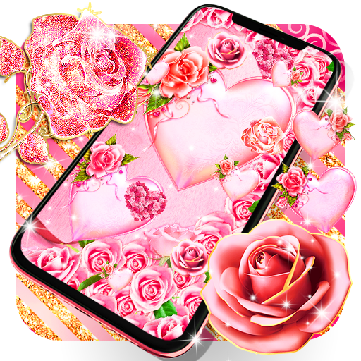 Download Pink rose gold live wallpaper 21.5 Apk for android