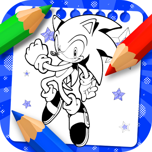 soni coloring cartoon book the blue hedgehogs 6 Apk for android