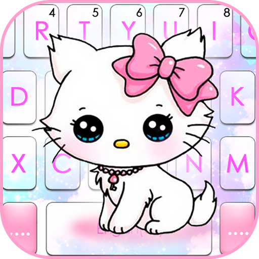 Download Thème de clavier Shy Kitten 7.1.5_0331 Apk for android