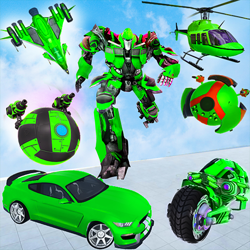 Download Flying Snake Robot Car Games 2.7 Apk for android