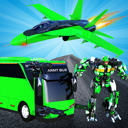 Download Army Bus Robot:Flying Car Game 1.1 Apk for android