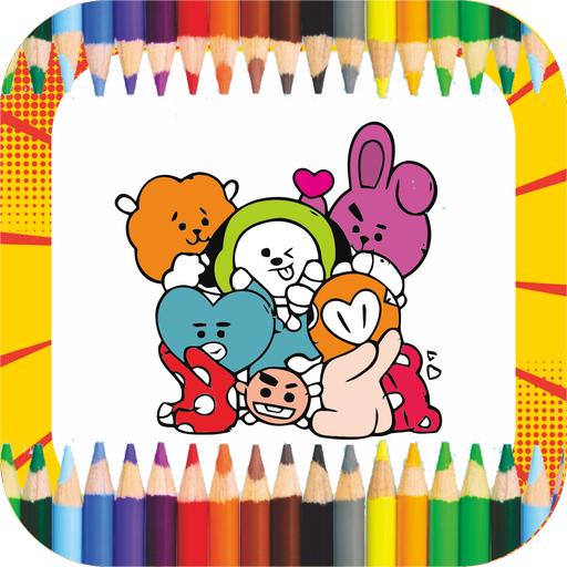 Download BT21 Coloring Book Cartoon 5.1.1 Apk for android