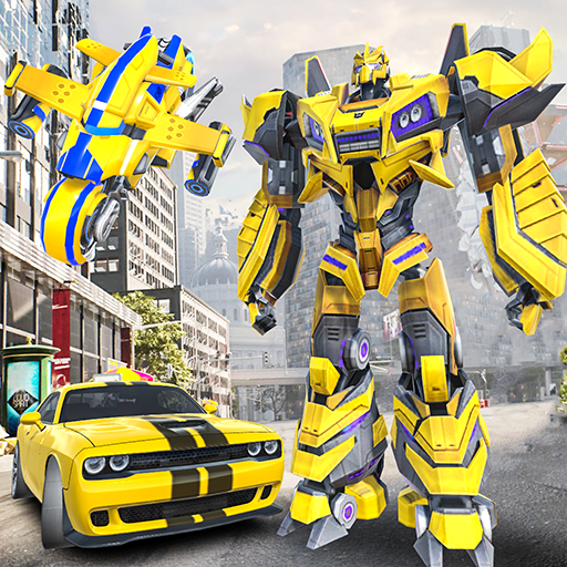 Download Flying Robot Transform Game 1.0.6 Apk for android