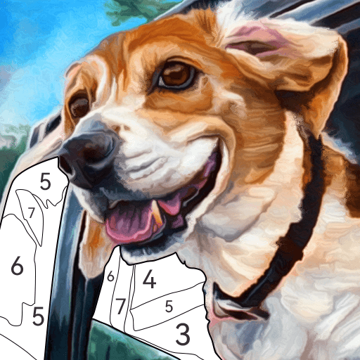 Download Dog Paint by Number Coloring 1.3 Apk for android