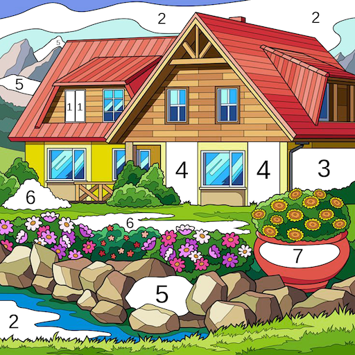 Download House Coloring Paint by Number 1.4 Apk for android