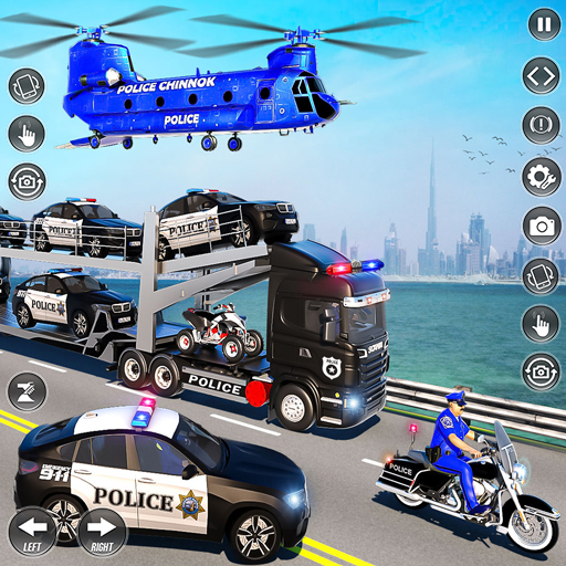Download Police Car Transport Truck Sim 1.6 Apk for android