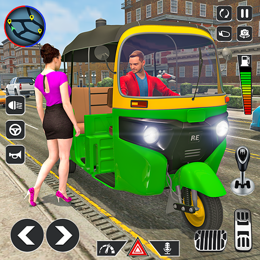 Download TukTuk Auto Rickshaw Taxi Game 3 Apk for android