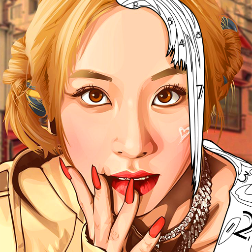 Download TWICE Paint by Number Game 1.1 Apk for android