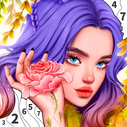 Download Flower Girl Color by Number 1.10 Apk for android