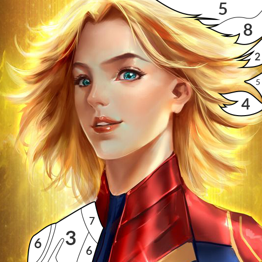 Download Super Hero Color by Number 1.10 Apk for android