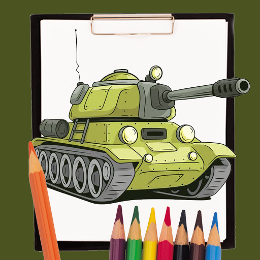 coloriage véhicules militaires 1.4 apk