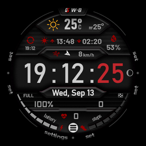 GS Weather 8 Watch Face 2.5.0 Apk for android