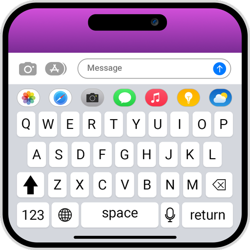 iphone keyboard - ios emojis 1.0 apk